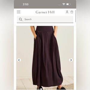 Garnet Hill Favorite Maxi Knit Skirt